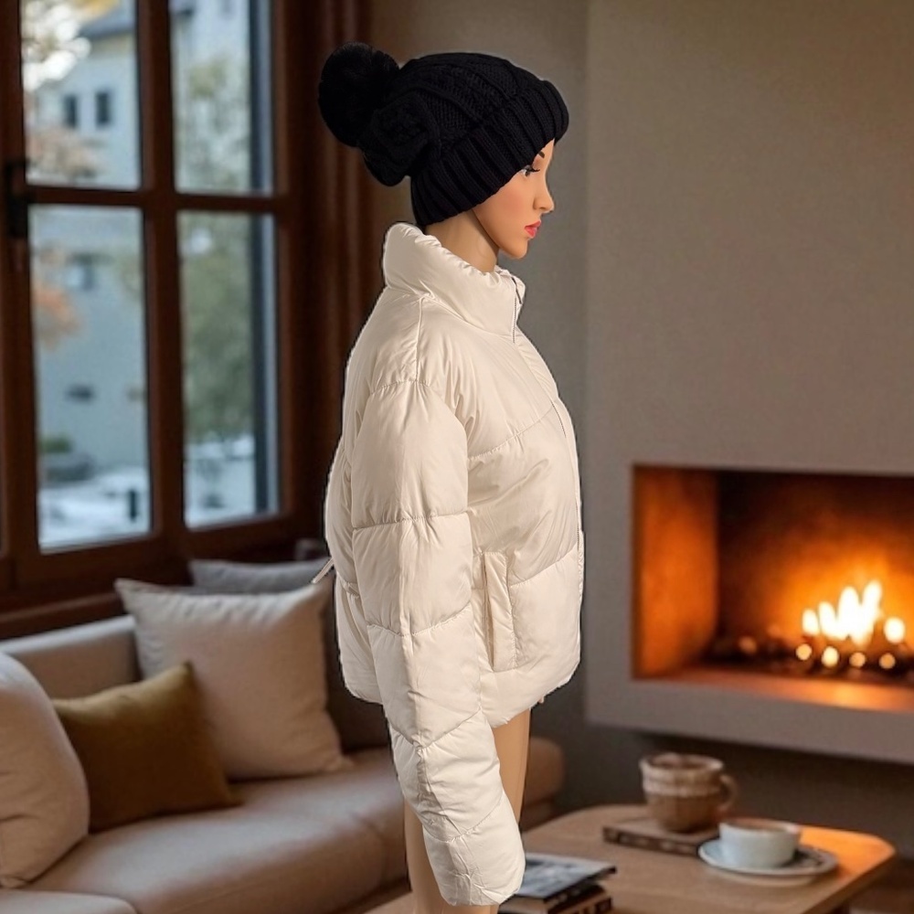 Women’s Casual Puffer Jacket - Picture 4 of 6